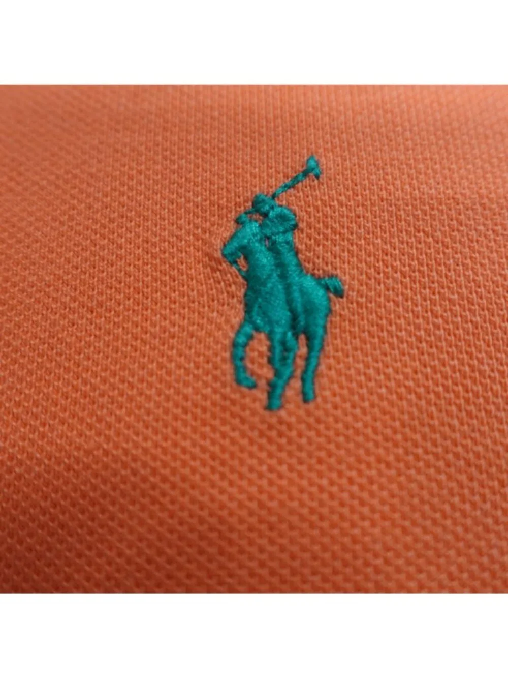 Polo Ralph Lauren Polo Shirt 2XB Orange Solid Pique